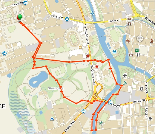alt 5 kilometrová trasa
